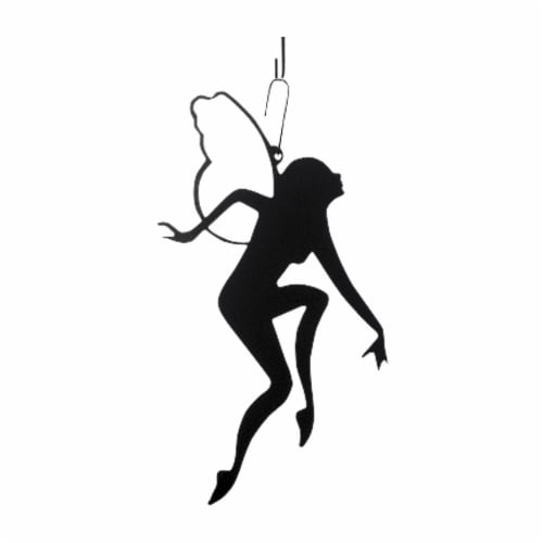Garden Fairy - Decorative Hanging Silhouette Perspective: front