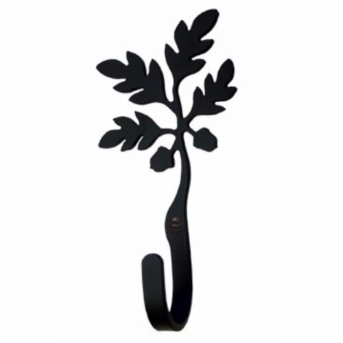 Village Wrought Iron WH-93-S Acorn Wall Hook Small Perspective: front