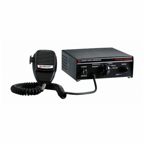 Federal Signal Electronic Siren,11 to 15 VDC  690000 Perspective: front