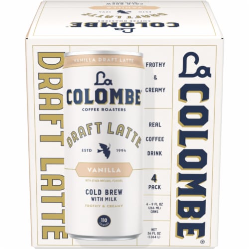 La Colombe Coffee Vanilla Draft Latte Cans