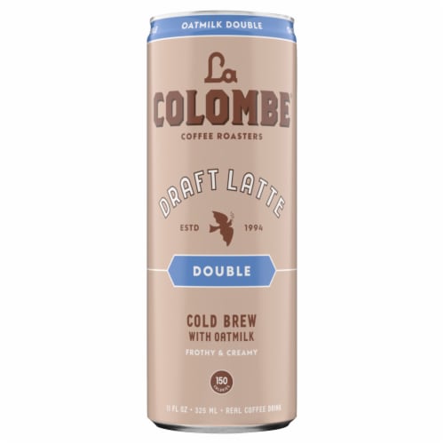 La Colombe® Draft Oat Milk Double Latte Individual Can Perspective: front