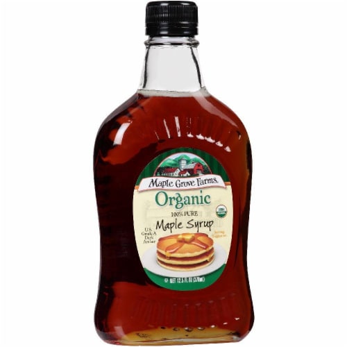 Maple Grove Farms Organic Maple Syrup Perspective: front