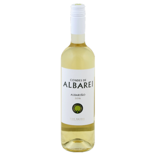 Condes De Albarei Albarino Spain White Blend Wine Perspective: front
