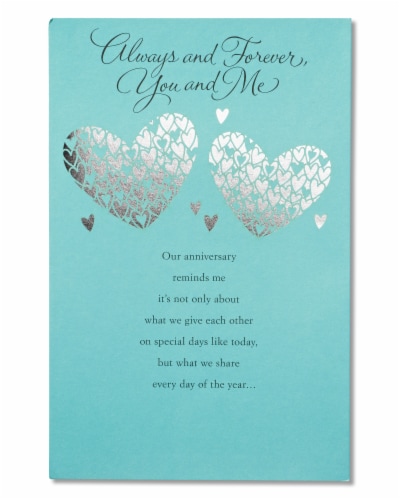 American Greetings Wedding Anniversary Romantic Card (Greatest Gift) Perspective: front