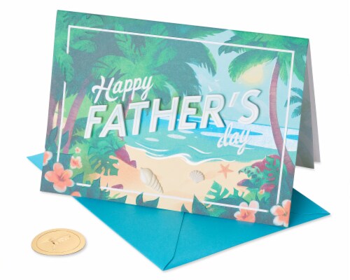 Papyrus Father's Day Card (Beach Vacation) Perspective: front