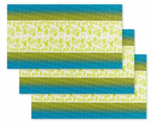 American Greetings Teenage Mutant Ninja Turtles Yellow Plastic Table Covers Perspective: front