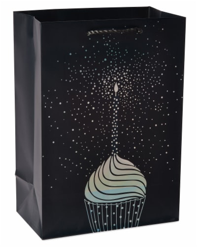 American Greetings #5 Birthday Cupcake Gift Bag Perspective: front