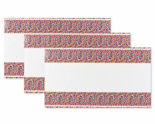 American Greetings Confetti Birthday Table Cover Perspective: front