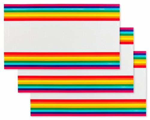 American Greetings Rainbow Plastic Table Covers Perspective: front