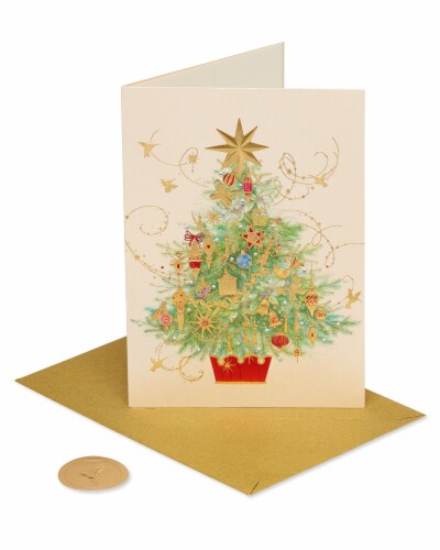 Papyrus Red and Gold Boxed Thank You Cards, 12 ct - Kroger