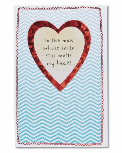 American Greetings Anniversary Card for Husband (Melts My Heart) Perspective: front