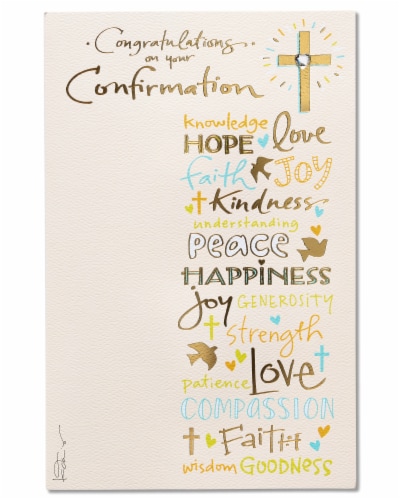 American Greetings Confirmation Card (Congratulations Religious) Perspective: front