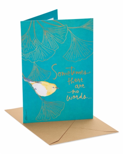 American Greetings No Words Sympathy Card Perspective: front