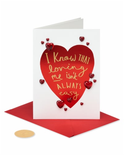 Papyrus Valentine’s Day Card (Worth It) Perspective: front