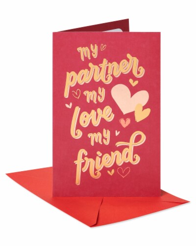 American Greetings #61 Romantic Valentine's Day Card (My Lover) Perspective: front