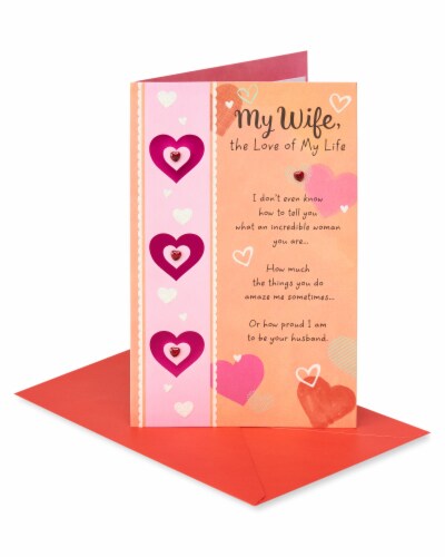 American Greetings Valentines Day Card For Wife Luckiest Guy 1 Ct