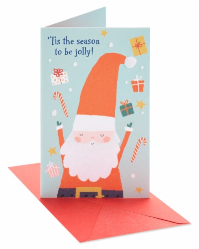 American Greetings Christmas Card (Jolly) Perspective: front