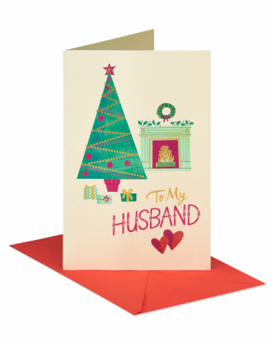 American Greetings #S24 Christmas Card for Husband (My Everything) Perspective: front