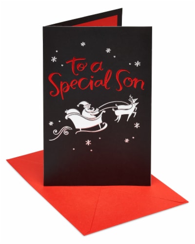 American Greetings #59 Christmas Card For Son (Family is Love) Perspective: front