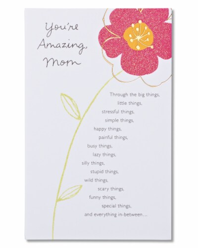 American Greetings Birthday Card for Mom (Floral You're Amazing), 1 ct -  Ralphs