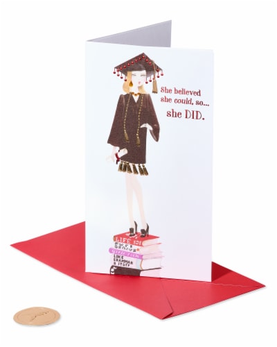 Papyrus Graduation Card (She Believed) Perspective: front