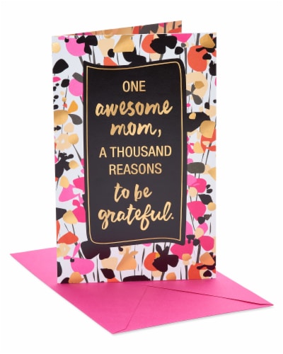 American Greetings Birthday Card for Mom - Grateful ( #37) Perspective: front
