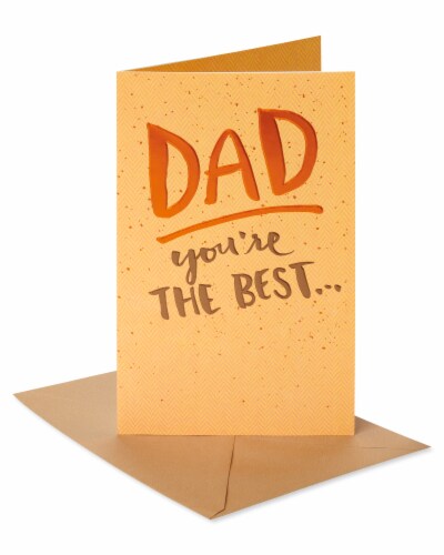 American Greetings #60 Father's Day Card (You're the Best) Perspective: front