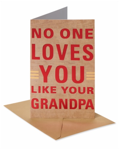 American Greetings #62 Father's Day Card for Grandpa (Loved) Perspective: front