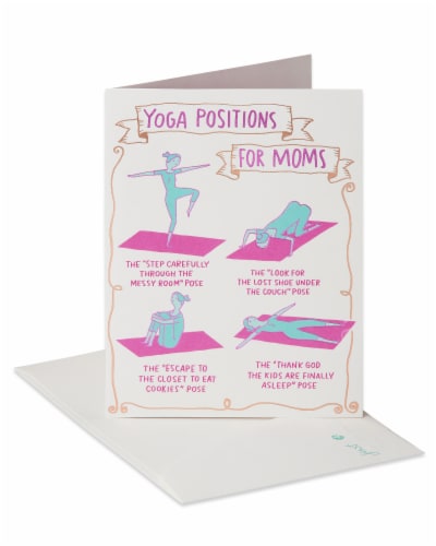 American Greetings Mother's Day Card (Yoga) Perspective: front