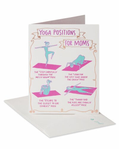 American Greetings Mother's Day Card (Yoga) Perspective: front