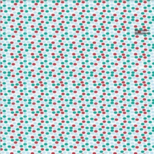 American Greetings Jumbo Plastic Christmas Gift Bag With Red & Green Dots Perspective: front