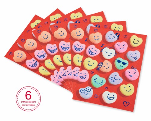 American Greetings Valentine's Day Card Bundle (Candy Hearts) Perspective: front
