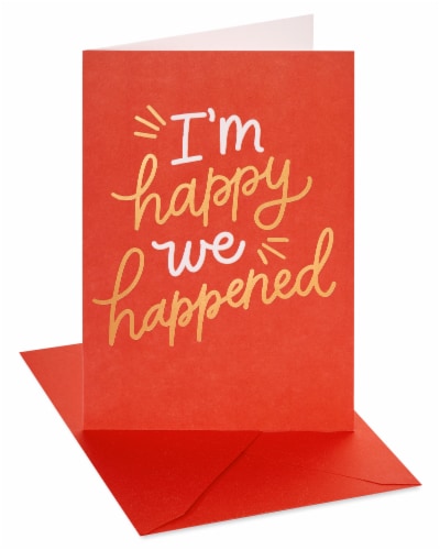 American Greetings Valentine's Day Card #59 (Happy We Happened) Perspective: front