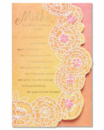 American Greetings Mother's Day Card from Daughter (Mean so Much) Perspective: front