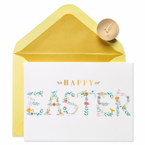 Papyrus Easter Card (Happy Easter) Perspective: front
