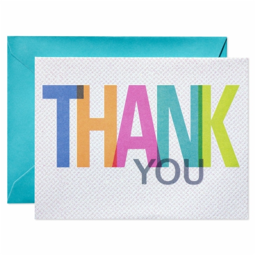 American Greetings #15 Blank Thank You Cards (Colorful) Perspective: front