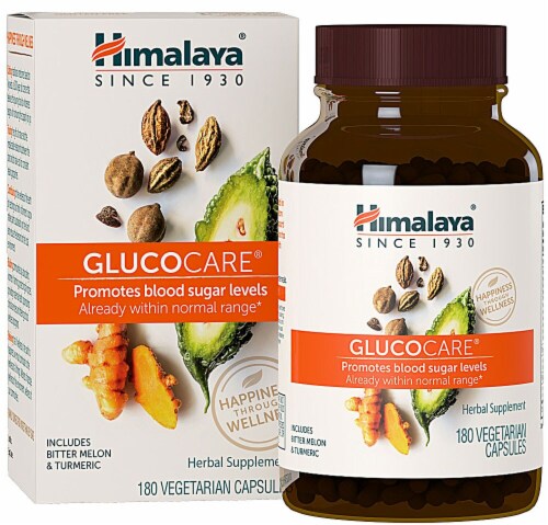 Himalaya GlucoCare® Capsules Perspective: front