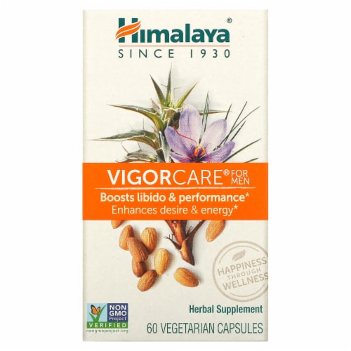 Himalaya VigorCare for Men - 60 Vegetarian Capsules Perspective: front
