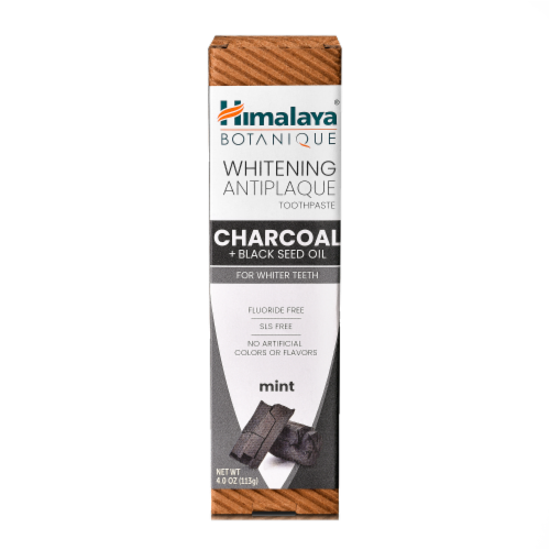 Himalaya® Whitening Antiplaque Charcoal + Black Seed Oil Toothpaste Perspective: front