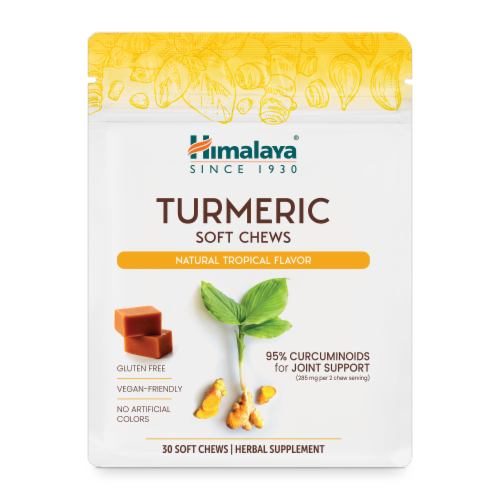Himalaya® Natural Tropical Flavor Turmeric Soft Chews Perspective: front