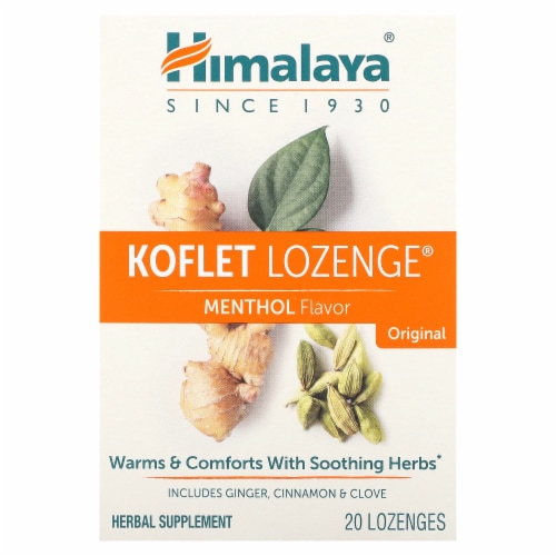 Himalaya Koflet® Herbal Supplement Lozenges Perspective: front