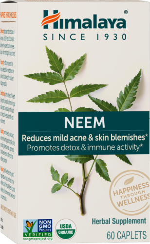 Himalaya® Pure Herbs Neem Caplets Perspective: front