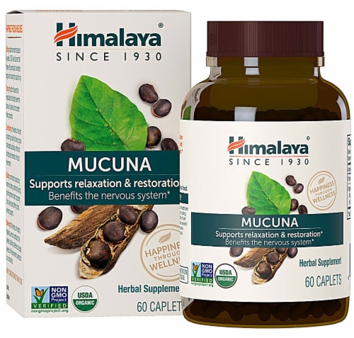 Himalaya Organic Mucuna Caplets Perspective: front