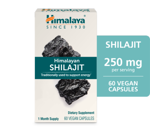 Himalaya® Shilajit Capsules Perspective: front
