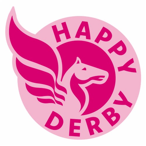 2025 Kentucky Derby Festival Pegasus Plastic Pin Perspective: front