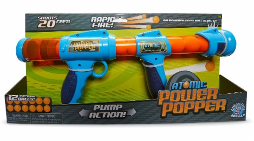 Hog Wild Atomic Power Popper Foam Ball Blaster 13 pc Metro Market
