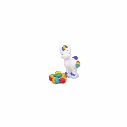 Hog Wild 325736 Poopin Unicorn Ball Popper Perspective: front