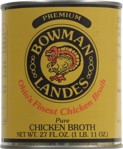 Bowman & Landes Pure Chicken Broth Perspective: front