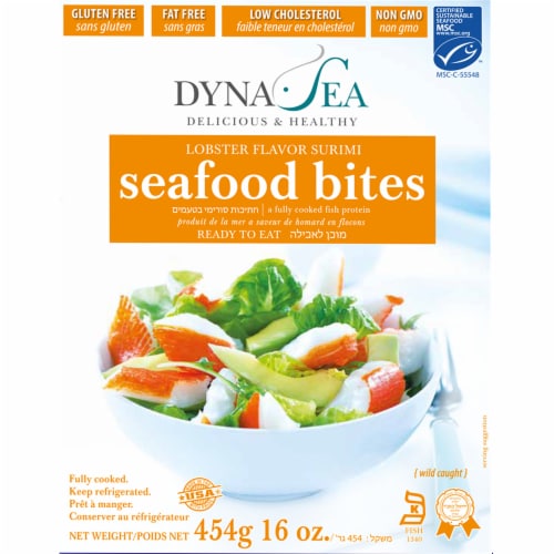 Dyna Sea Lobster Flavor Surimi Seafood Bites Perspective: front
