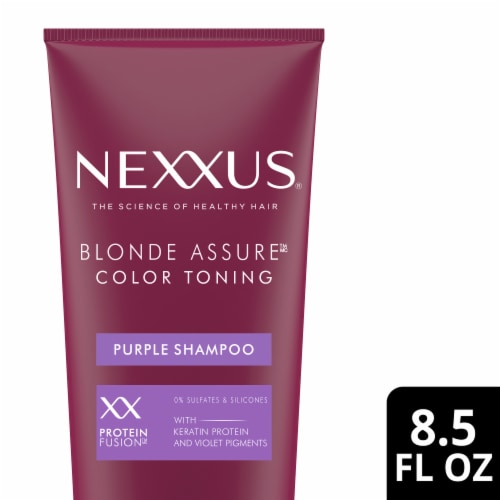 Nexxus® Blonde Assure™ Purple Shampoo Perspective: front
